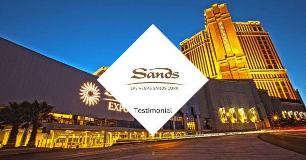 Testimonial – The Sands Expo & Convention Centre