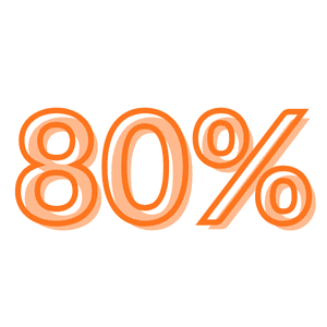 80%